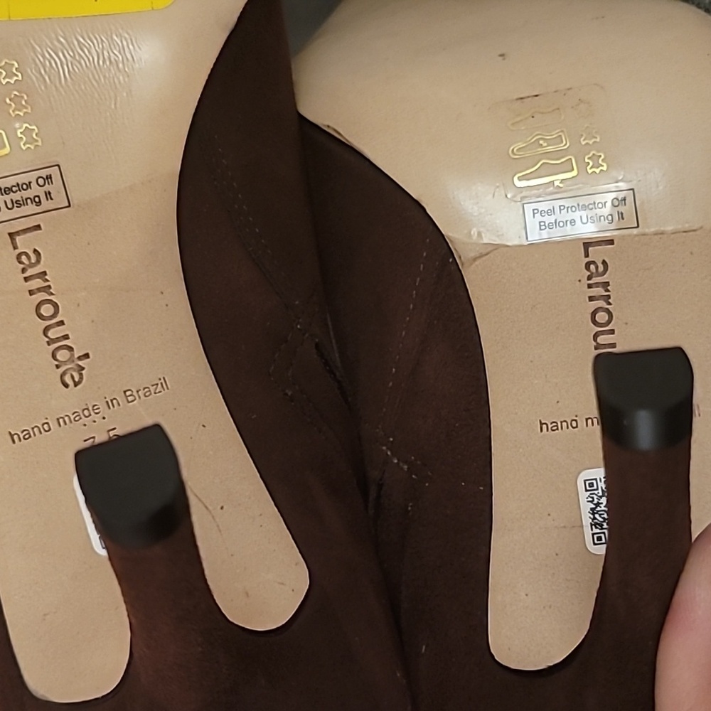 Vince Camuto Tan Suede Ankle Boots - Picture 16 of 16